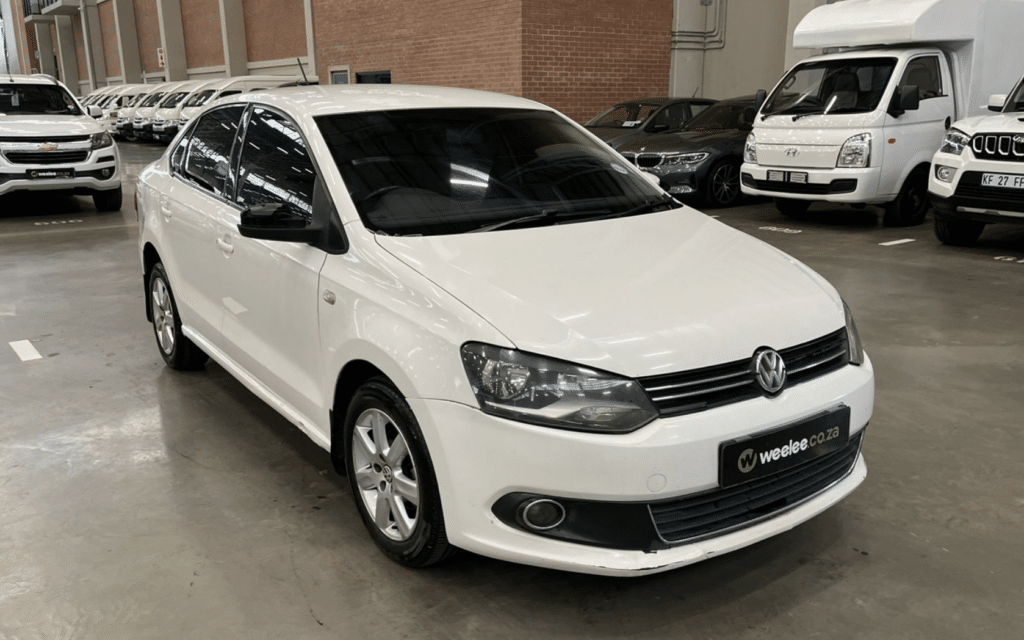 A VW (Volkswagen) on the showroom floor for sale at Weelee in Centurion