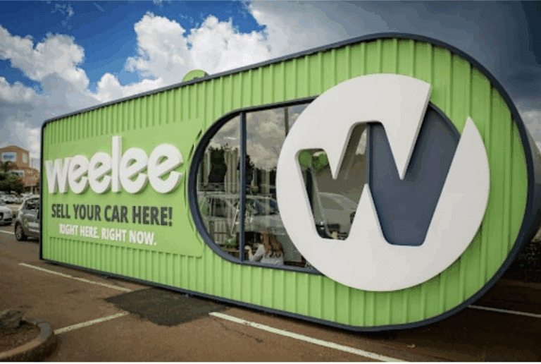 Drive through to a Weelee pod to get a quick car valuation quote